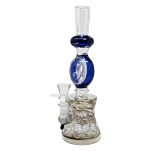 10.5" Donut Art Art Work Shower Perc Water Pipe [SAJ07]