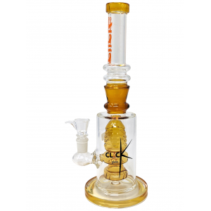 12" " Click Glass" Shower Perc Water Pipe [SAJ19]