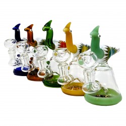 5.5" Unique Glass Bird Water Pipe [SAJ34]