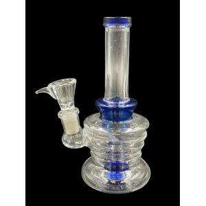 6" Mini Ribbed Body Showerhead Perc Straight Water Pipe - [SAA50]