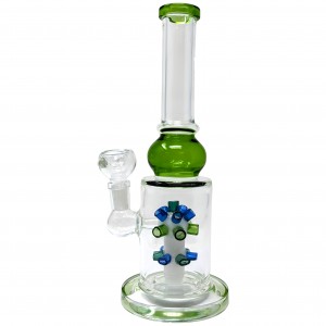 9.5" Shower Tube Perc Water Pipe [SDK674]