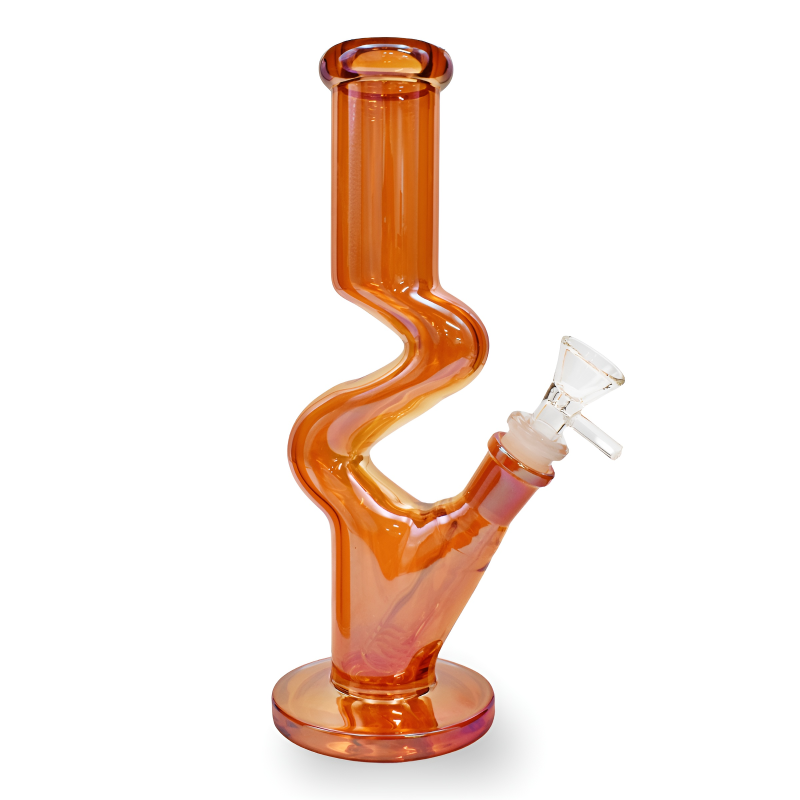 9.5" Electroplated 1-Kink Zong Water Pipe