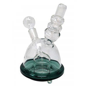 6" Mini Alien UFO Water Pipe with Dome Perc - [SG3297]