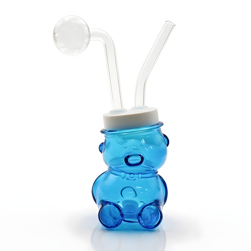 7" Bear Buddy Glass Oil Burner Bubbler