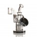 OPG - Mini Rig Series - 6" Annulated Shape Curved Neck Recycler W/ Banger Mini Rig [SK-R03]