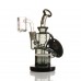 OPG - Mini Rig Series - 6" Annulated Shape Curved Neck Recycler W/ Banger Mini Rig [SK-R03]