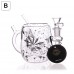 On Point Glass 7 Inch Mug-Shaped Glass Water Pipe