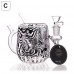 On Point Glass 7 Inch Mug-Shaped Glass Water Pipe