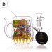 On Point Glass 7 Inch Mug-Shaped Glass Water Pipe