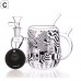 On Point Glass 7 Inch Mug-Shaped Glass Water Pipe On Point Glass 7 Inch Mug-Shaped Glass Water Pipe