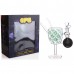 On Point Glass 7 Inch Wine Glass Water Pipe
