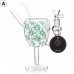 On Point Glass 7 Inch Wine Glass Water Pipe On Point Glass 7 Inch Wine Glass Water Pipe