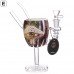 On Point Glass 7 Inch Wine Glass Water Pipe On Point Glass 7 Inch Wine Glass Water Pipe