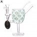 On Point Glass 7 Inch Wine Glass Water Pipe On Point Glass 7 Inch Wine Glass Water Pipe