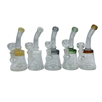 6" Shower Button Perc Hallow Base Water Pipe [AKD4] 