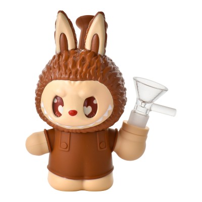 5" Cute Bunny Monster Silicone Water Pipe - [SL25621]