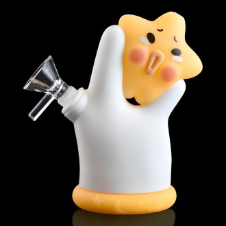 5" Blushing Star Buddy Silicone Water Pipe - [SL25622]