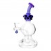 9" AFM Crown Glass Dab Rig - Elegant Crown Design for Smooth Dabbing