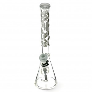18" AFM Phoenix 9mm Clear Glass Beaker Bong Bundle Set Water Pipe*