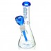 12" AFM Glass Chubbi Beaker Clear Colored Lip Beaker Bong Bundle 12" AFM Glass Chubbi Beaker Clear Colored Lip Beaker Bong Bundle