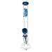18" AFM Wildstyle Graffiti 9mm Colored Glass Straight Beaker Bong Bundle Water Pipe*