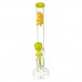 18" AFM Wildstyle Graffiti 9mm Colored Glass Straight Beaker Bong Bundle Water Pipe*