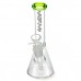 8" AFM Glass Colored Lip Clear Mini Beaker Water Pipe*