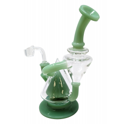 Assorted Mini Pyramid Perc Recycler Water Pipe Rig - [TCWAT0024]