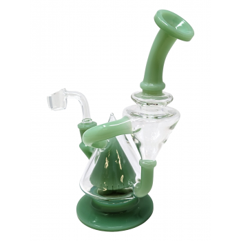Color Tube Pyramid Perc Recycler Water Pipe - Assorted Colors [TCS001] [TCWAT0024]