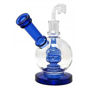 Fabb Egg Perc Globe Water Pipe - Assorted Colors [NBS953] [TCWAT0026]