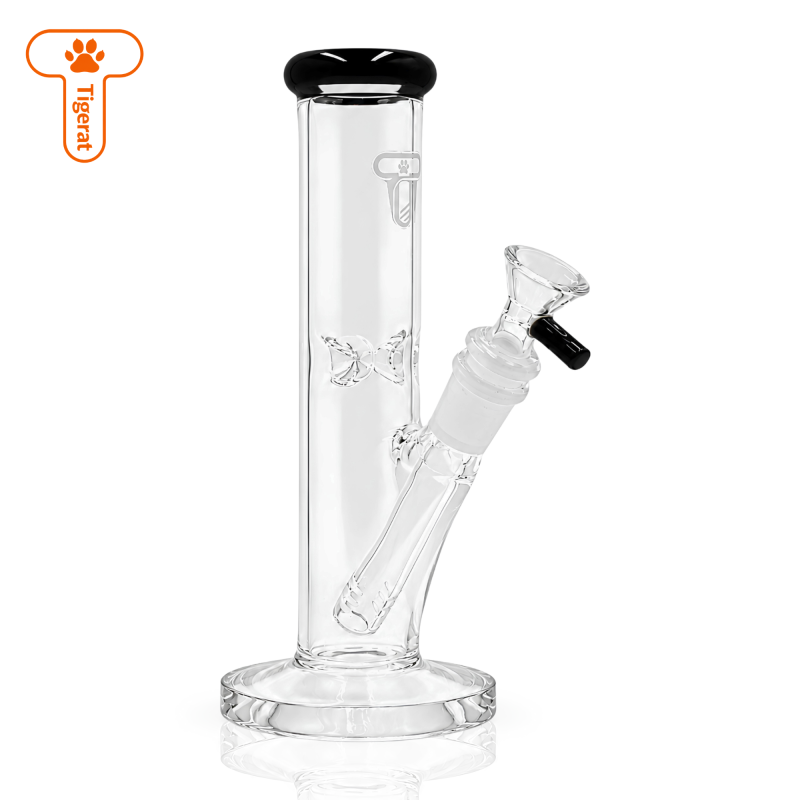 Tigerat 8" 5mm Thick Ice-Pinch Straight Tube Water Pipe