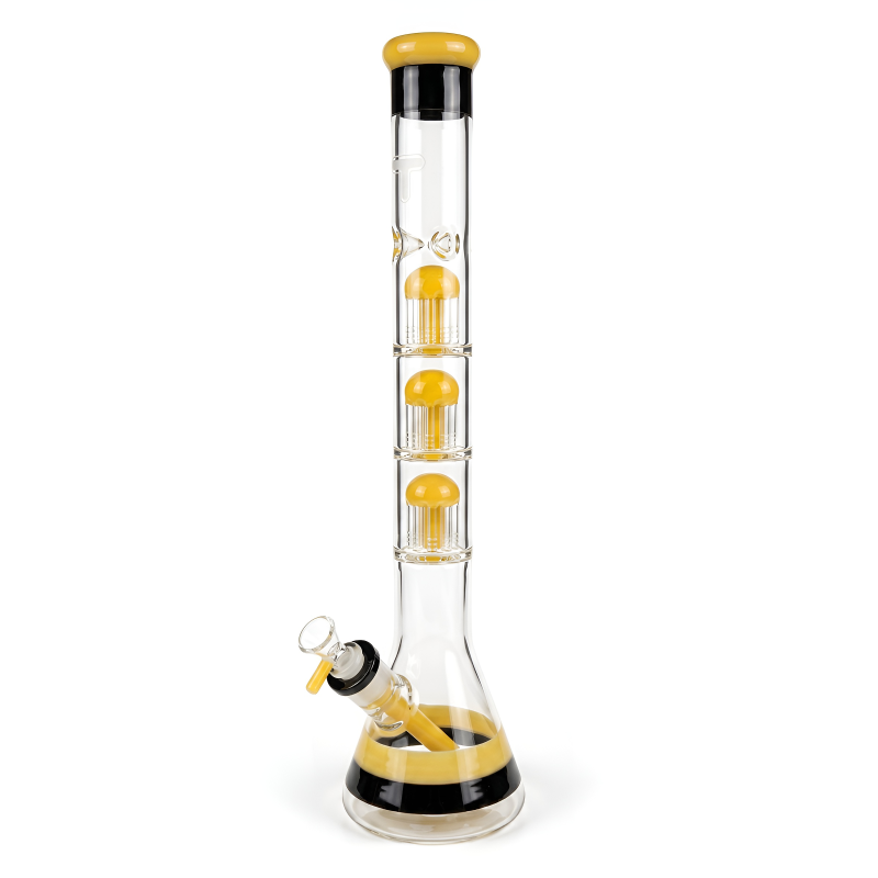 Tigerat 19.5" Dual Color Triple Tree Perc Water Pipe