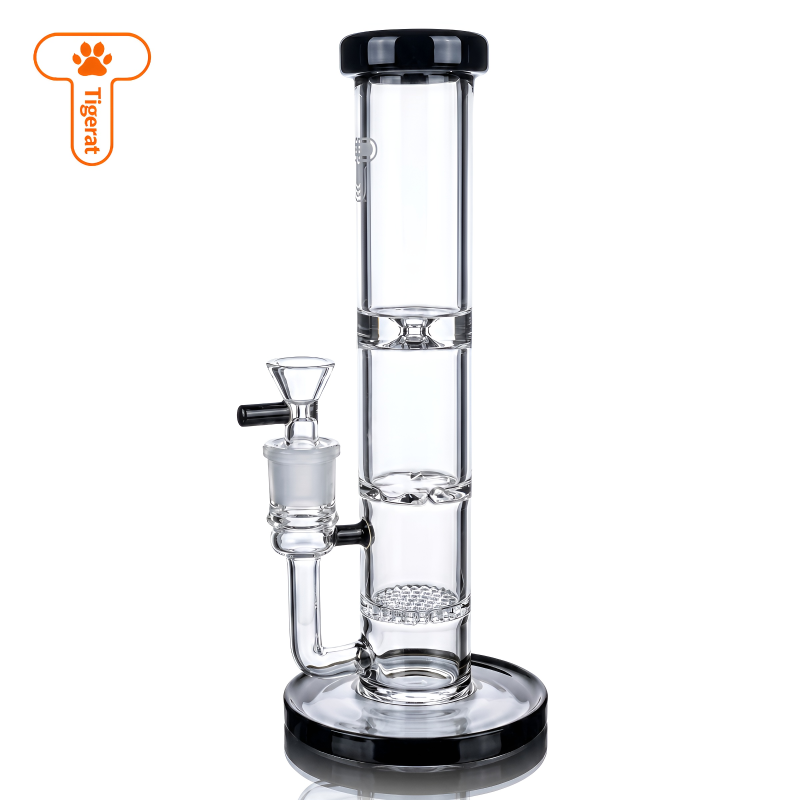 Tigerat 10" Honeycomb Turbine Perc Straight Tube Water Pipe