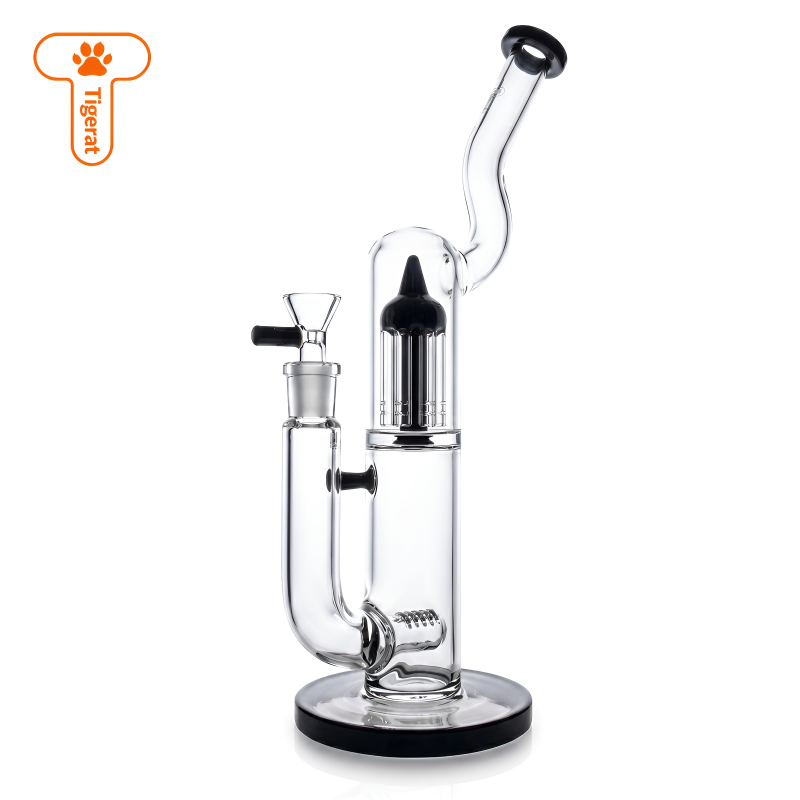 Tigerat 12" Conical Tree Inline Perc Cylindrical Water Pipe