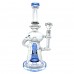 Loud Cloud - 11.5" The Crystal Wave Conical Perc Water Pipe [TW-138]
