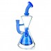 10" AFM Glass Hour Glass Colored Recycler Dab Rig*