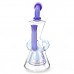 10" AFM Glass Hour Glass Colored Recycler Dab Rig*