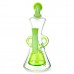 10" AFM Glass Hour Glass Colored Recycler Dab Rig*