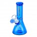 7" AFM Full Color Mini Beaker Bong - Compact and Stylish Glass Bong