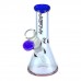 7" AFM Full Color Mini Beaker Bong - Compact and Stylish Glass Bong