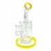 7.5" AFM Clear Glass Inline Perc Dab Rig - Smooth Dabbing Experience with Inline Perc