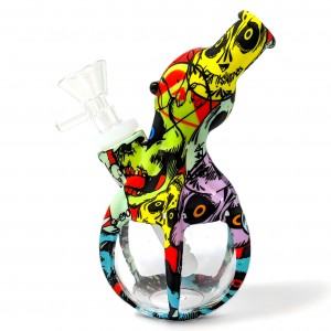 5.7" Cool & Quirky Octo-Mazing Galactic-Chic Water Pipe - Assorted [TX570]