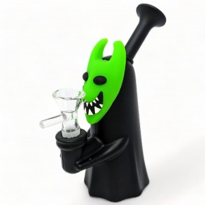 6" Jovial Jinn Silicone Water Pipe - [TX807]