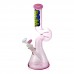 12" AFM Hunchback Full Color Glass Beaker Bong - Colorful and Durable Smoking Piece