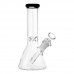 8.5" Color Rim Ice Catcher Beaker Water Pipe - [WCG-4B08]