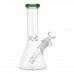 8.5" Color Rim Ice Catcher Beaker Water Pipe - [WCG-4B08]