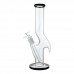 12" Zong Style Single Kink Straight Tube Bong 12 Inch Single Kink Zong Straight Tube Glass Water Pipe
