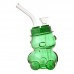 4.5-Inch Winnie Rips Bear Jar Shaped Glass Water Pipe