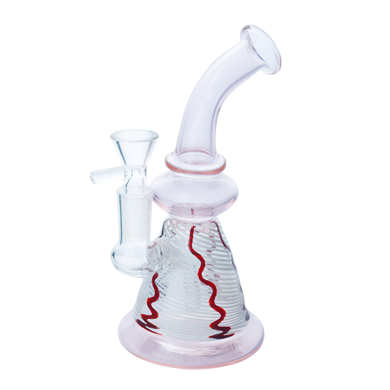 6.5" Bell Shape Spiral Art Water Pipe