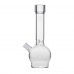 12 Inch Clear Glass Ball Water Pipe